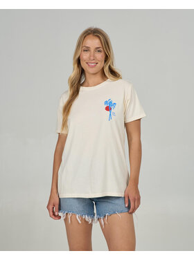 Salty Crew Salty Crew Geo Palm B.F. Tee (Womens) | Off White