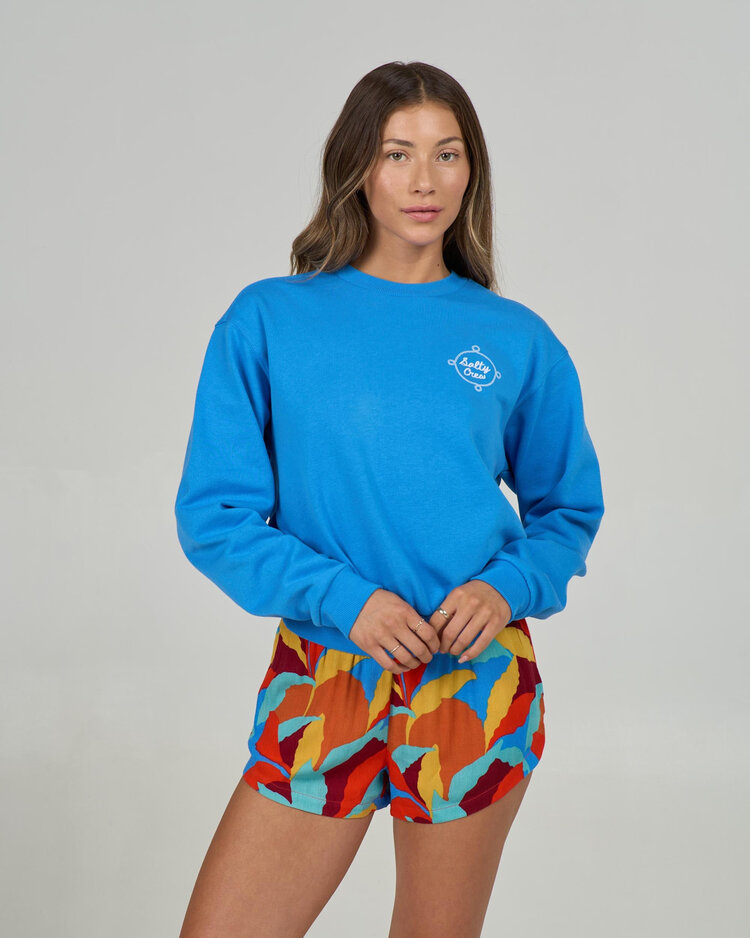 Salty Crew Salty Crew Dock Line Crew (Womens) | Bold Blue