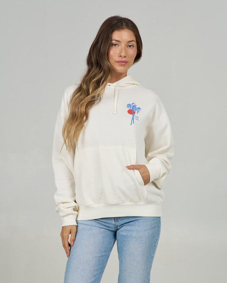 Salty Crew Salty Crew Geo Palm Hoody (Womens) | Off White