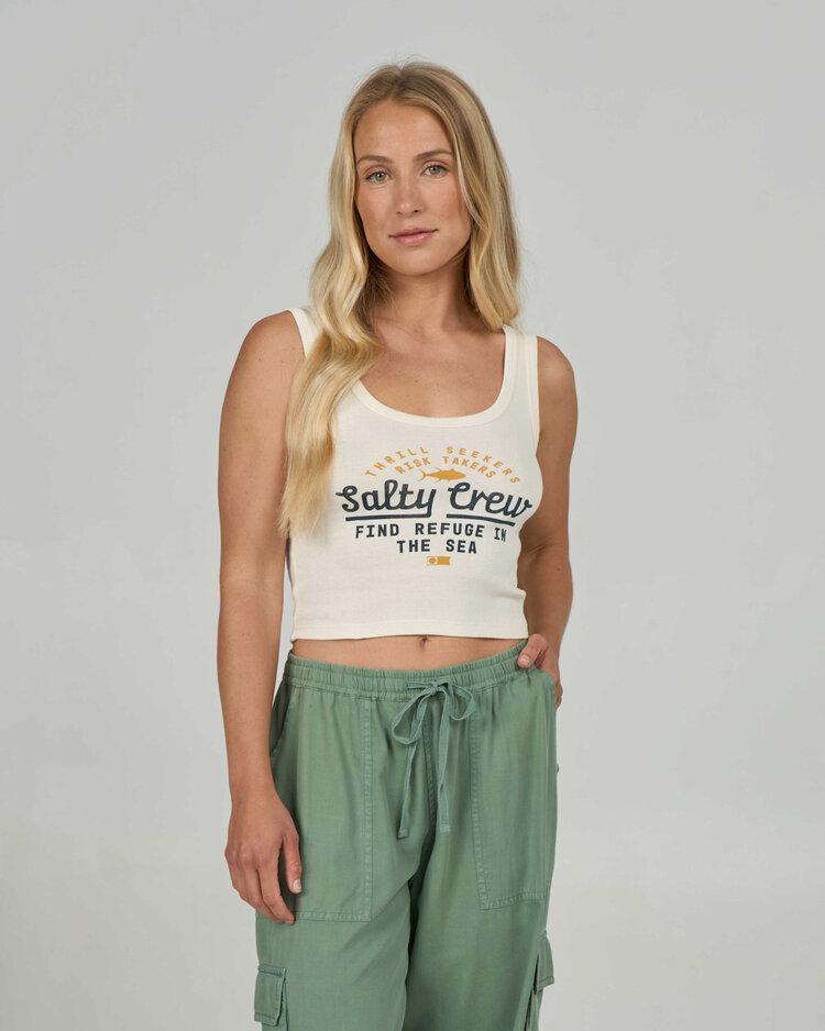 Salty Crew Salty Crew Unscripted Tank (Womens) | Off White