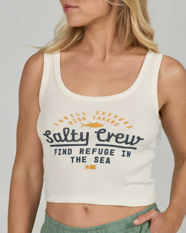 Salty Crew Salty Crew Unscripted Tank (Womens) | Off White