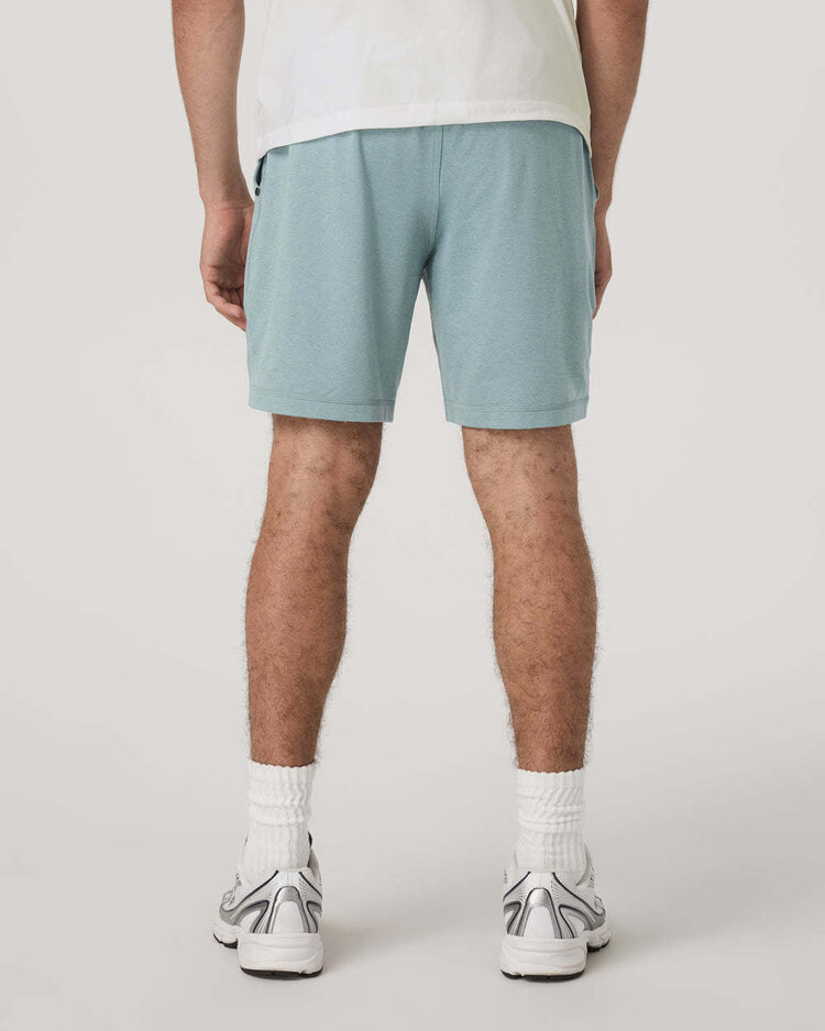 Vuori Vuori Ponto Performance Short 7" (Mens) | Misty Blue Heather