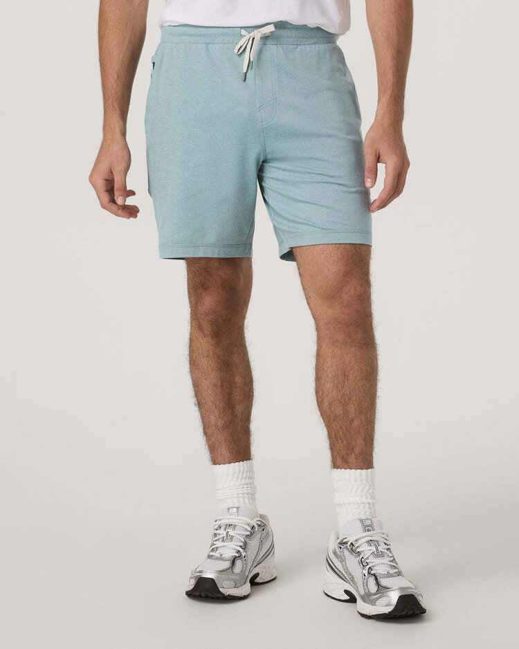 Vuori Vuori Ponto Performance Short 7" (Mens) | Misty Blue Heather