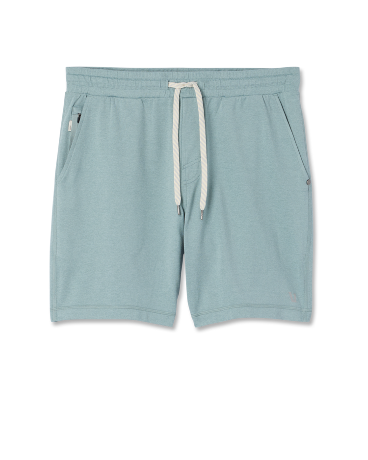 Vuori Vuori Ponto Performance Short 7" (Mens) | Misty Blue Heather