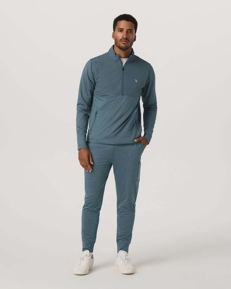 Vuori Vuori Sunday Performance Jogger 28" (Mens) | Blue Sea Heather