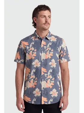 TEAMLTD TEAMLTD Classic Button Up (Mens) | Blue Hibiscus