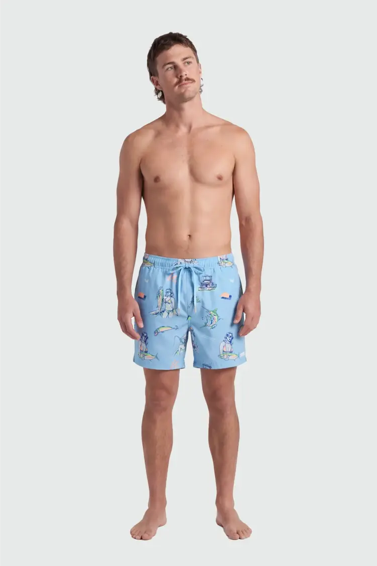 TEAMLTD TEAMLTD Classic 6" Swim Short (Mens) | Blue Catch Of The Day