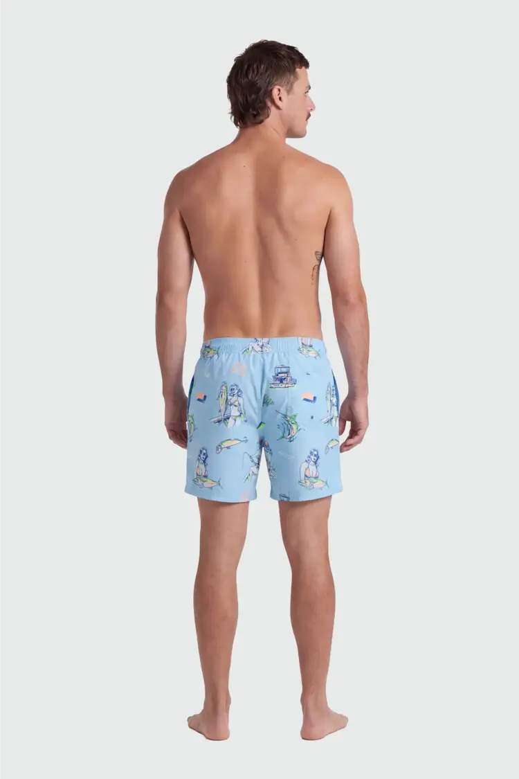 TEAMLTD TEAMLTD Classic 6" Swim Short (Mens) | Blue Catch Of The Day