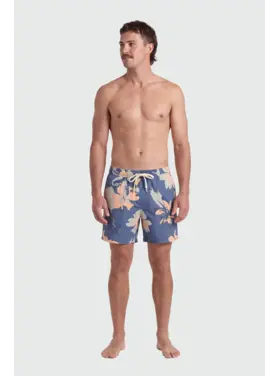 TEAMLTD TEAMLTD Classic 6" Swim Short (Mens) | Blue Hibiscus