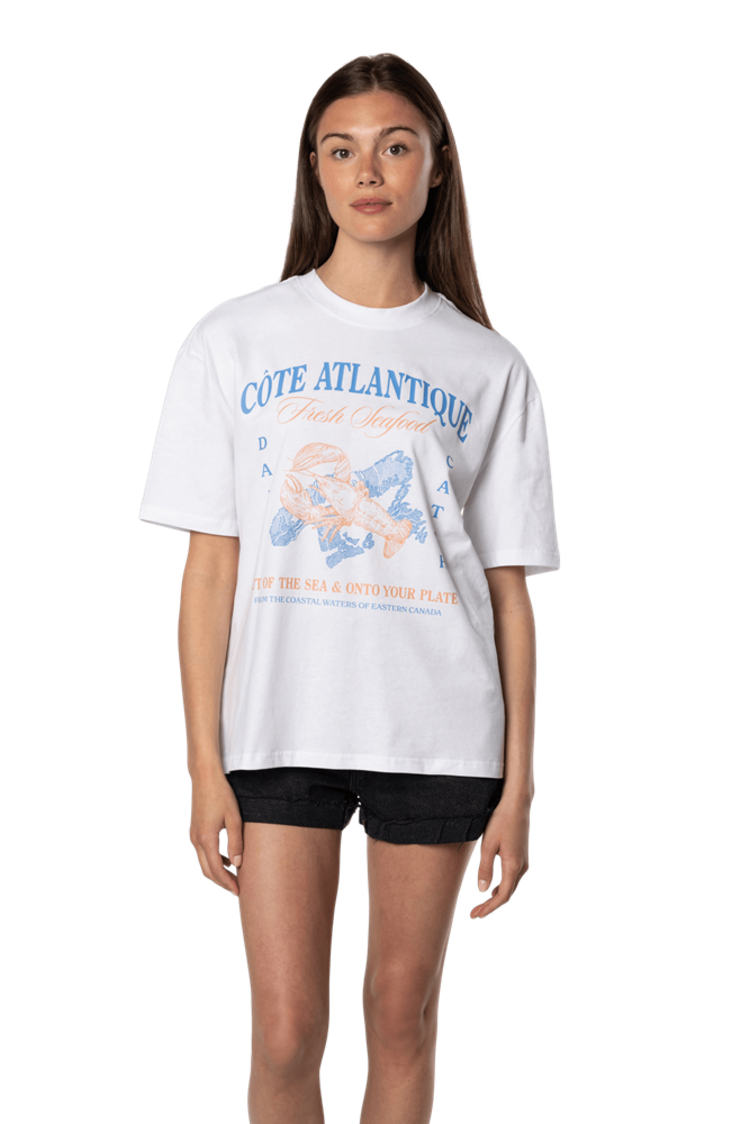 TEAMLTD TEAMLTD Oversized Tee (Womens) | White Atlantique