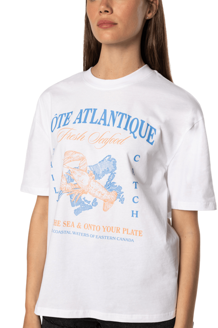 TEAMLTD TEAMLTD Oversized Tee (Womens) | White Atlantique