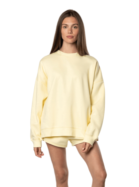 TEAMLTD TEAMLTD Oversized Crewneck (Womens) | Butter Yellow