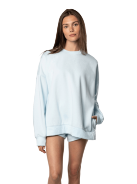 TEAMLTD TEAMLTD Oversized Crewneck (Womens) | Ice Blue