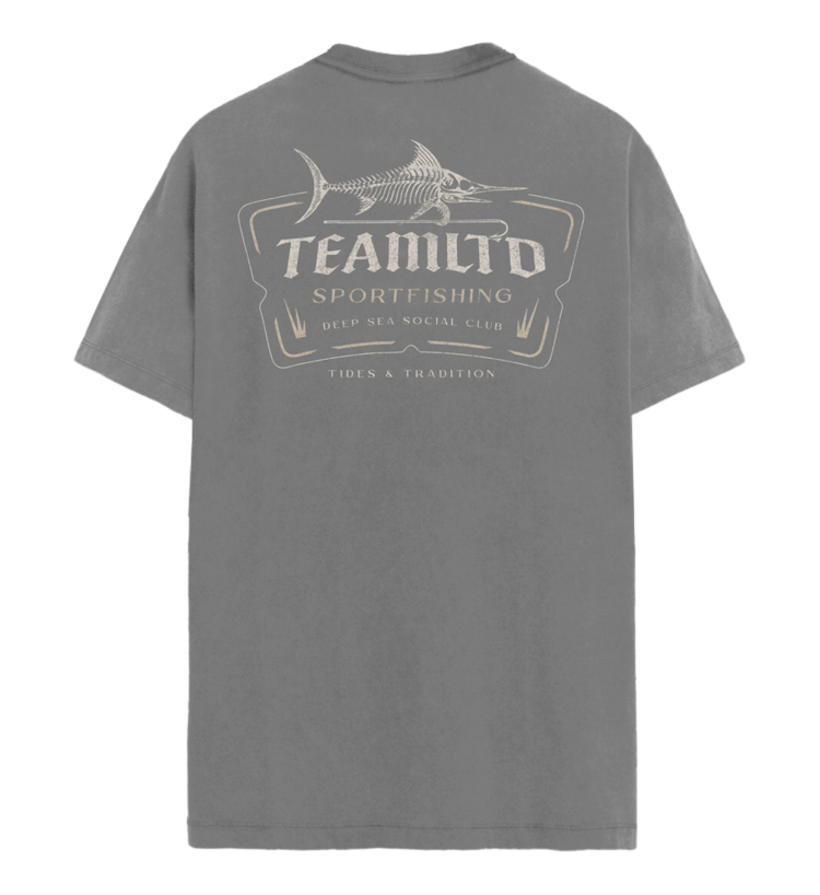 TEAMLTD TEAMLTD Sportfishing Tee (Mens) | Washed Grey