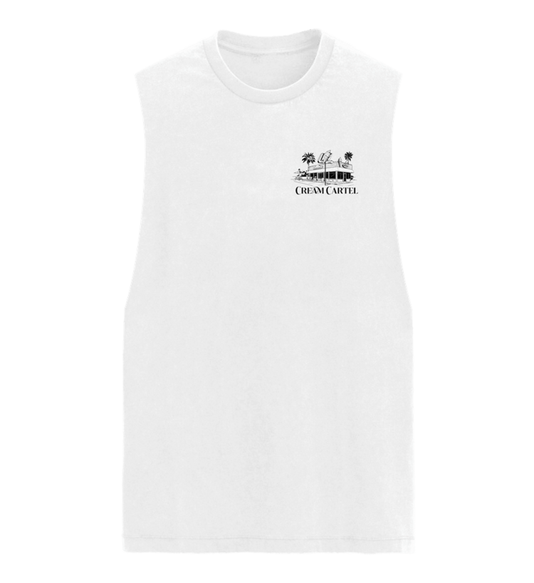 TEAMLTD TEAMLTD Cream Cartel Aussie Tank (Mens) | White