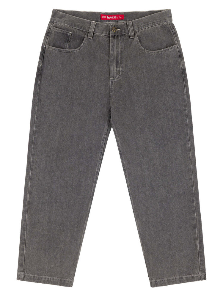 Loviah Loviah Og Baggy 5 Pocket Denim (Mens) | Grey Stonewash