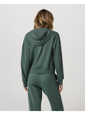 Vuori Vuori Halo Modern Full Zip Hoodie (Womens) | Agate Green