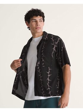 Vans Vans Van Doren Printed Camp Ss Shirt (Mens) | Black
