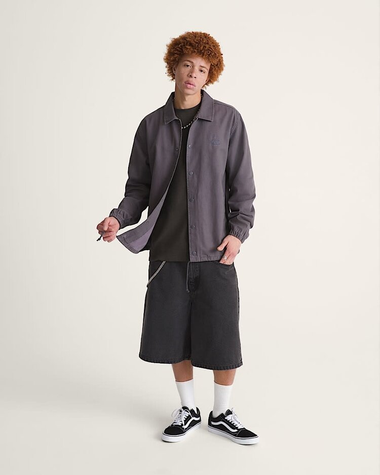 Vans Vans Torrey Pigment Canvas Coaches Jacket (Mens) | Asphalt