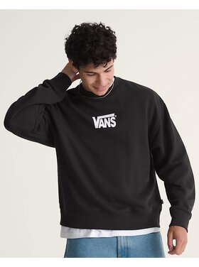 Vans Vans Stretch Logo Crew (Mens) | Black/White