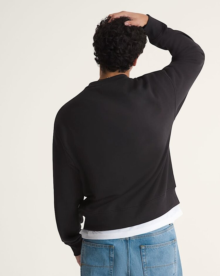 Vans Vans Stretch Logo Crew (Mens) | Black/White