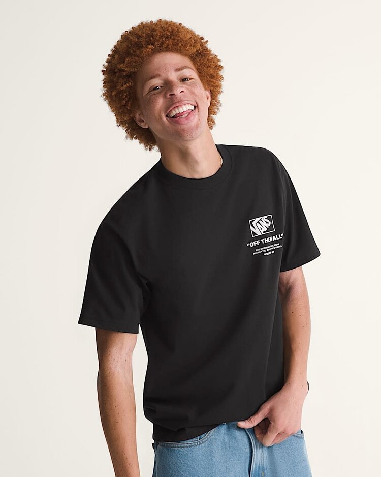 Vans Vans Stacked Hi Ss Tee (Mens) | Black/White