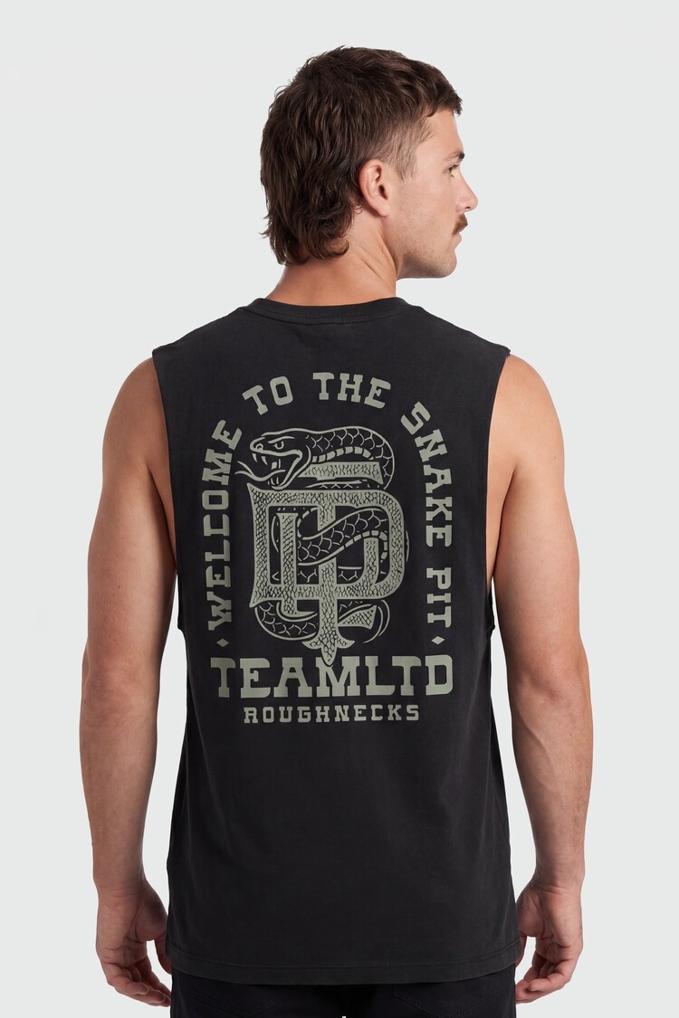 TEAMLTD TEAMLTD Roughnecks Aussie Tank (Mens) | Black