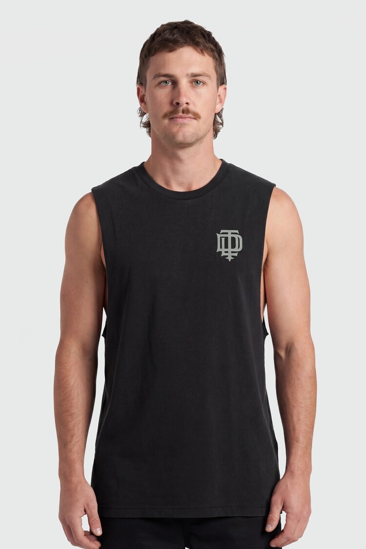 TEAMLTD TEAMLTD Roughnecks Aussie Tank (Mens) | Black