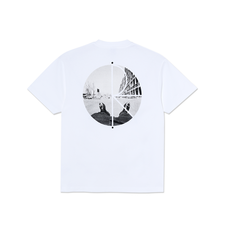Polar Polar Happy Sad Fill Logo Tee | White