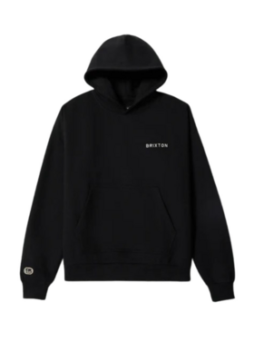 Brixton Brixton Embroidered Heavy Weight Hood (Mens) | Black