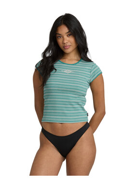 Billabong Billabong Oslo Ss Knit (Womens) | Bay Blue