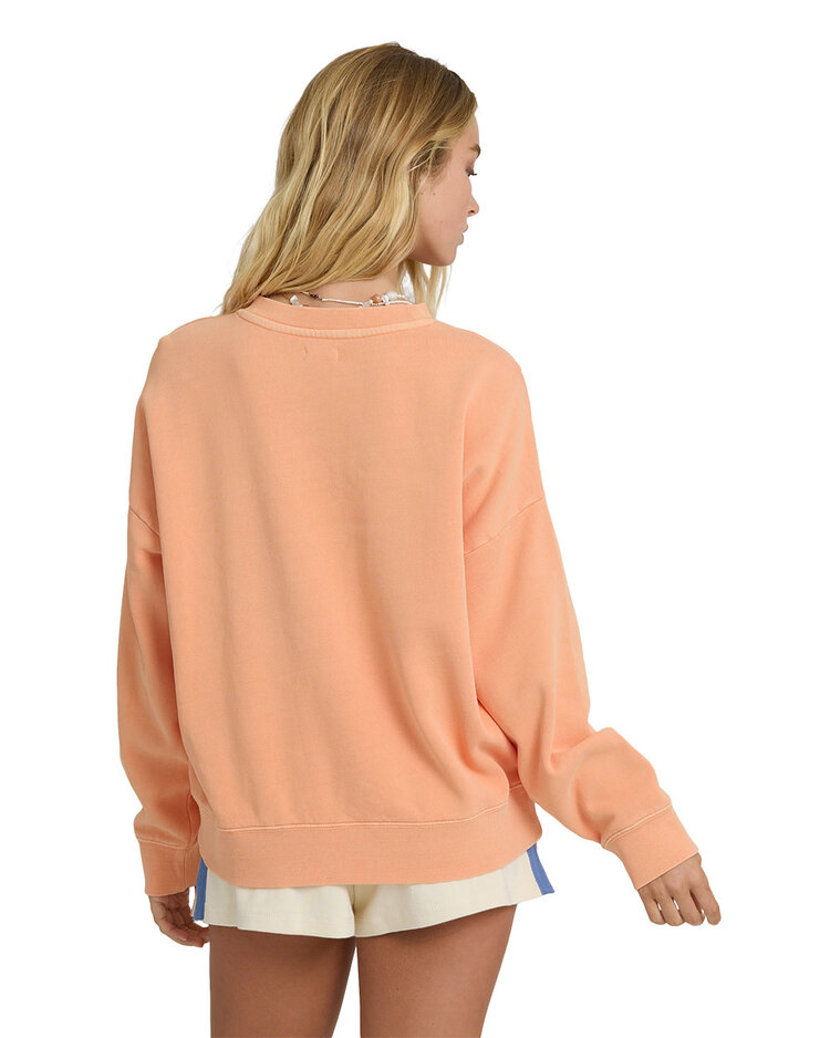 Billabong Billabong Echo Crew Fleece (Womens) | Tangerine