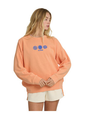 Billabong Billabong Echo Crew Fleece (Womens) | Tangerine