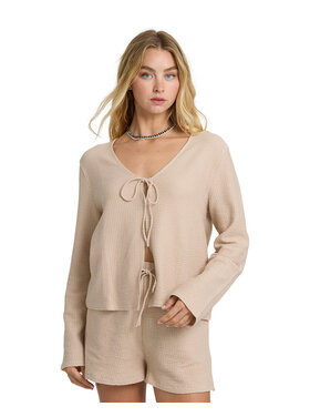 Billabong Billabong Maya Ls Knit Top (Womens) | Oatmeal