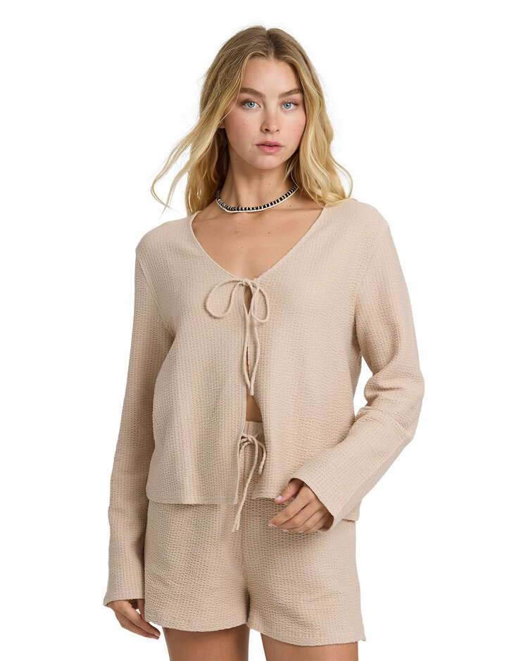 Billabong Billabong Maya Ls Knit Top (Womens) | Oatmeal