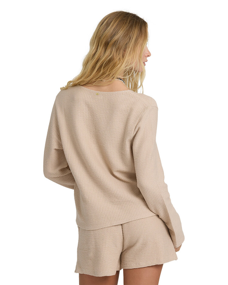 Billabong Billabong Maya Ls Knit Top (Womens) | Oatmeal