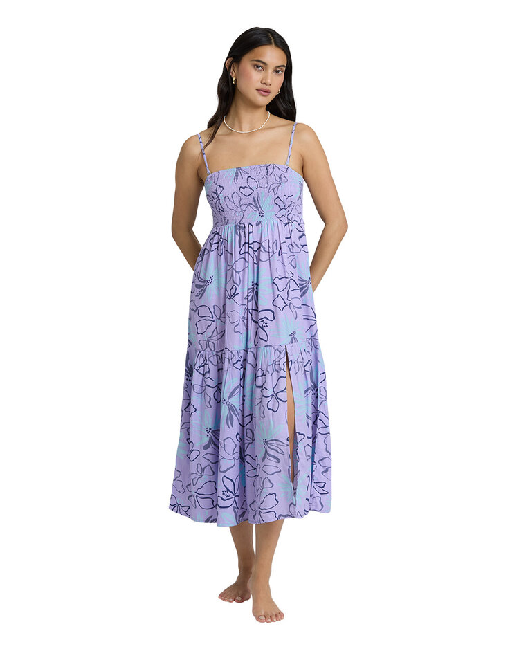 Billabong Billabong Tropical Daze Midi Dress (Womens) | Twilight Blue