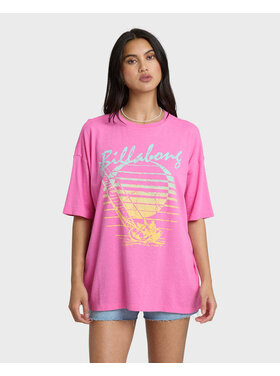 Billabong Billabong  Knit SS Graphic Tee (Womens) | Guava