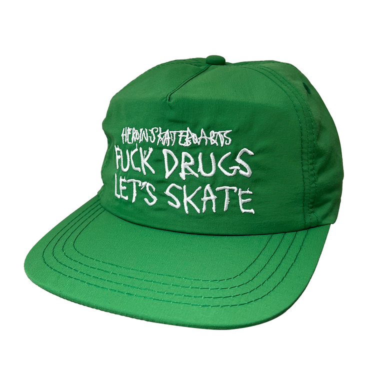 HEROIN Heroin Fuck Drugs Green Snapback