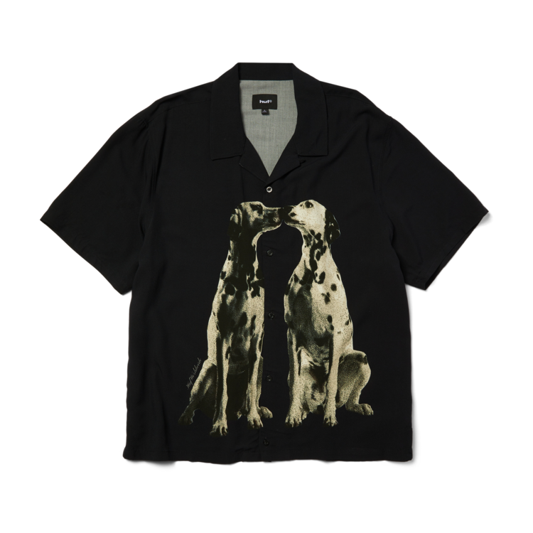 Huf Huf Dogged Ss Resort Shirt (Mens) | Black