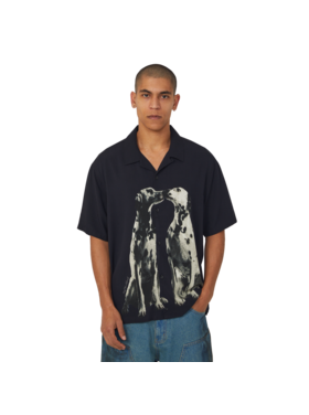 Huf Huf Dogged Ss Resort Shirt (Mens) | Black