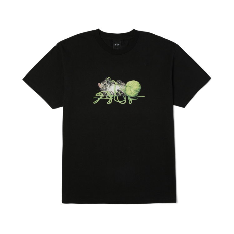 Huf Huf Paws Ss Tee (Mens) | Black