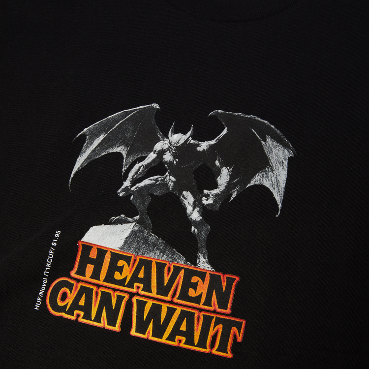 Huf Huf Heaven Can Wait Ss Tee (Mens) | Black