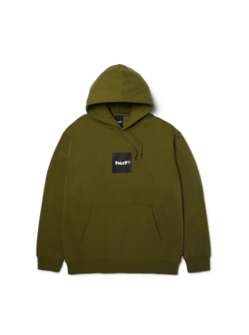 Huf Huf Box Logo Po Hoodie (Mens) | Olive/Black
