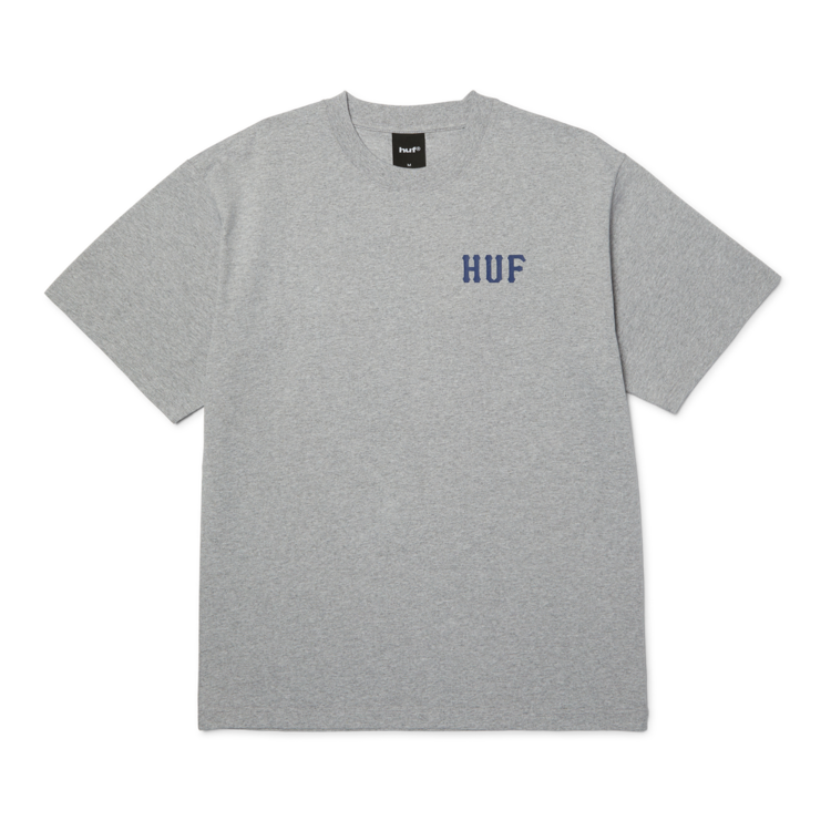 Huf Huf Classic H Ss Tee (Mens) | Heather Grey/Navy
