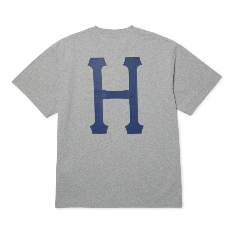 Huf Huf Classic H Ss Tee (Mens) | Heather Grey/Navy