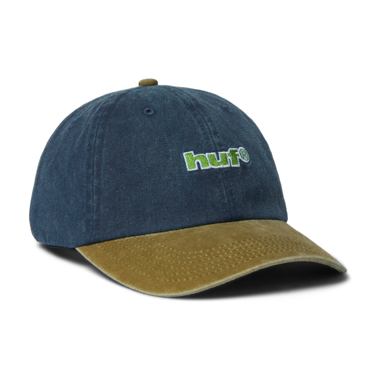 Huf Huf Two Tone 89 Washed 6 Panel Hat (Mens) | Navy