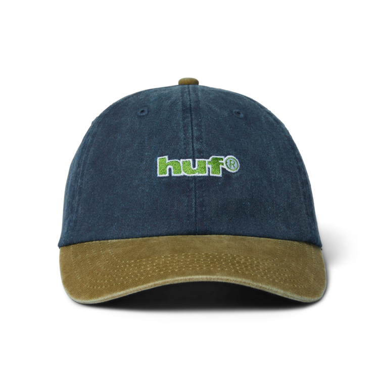 Huf Huf Two Tone 89 Washed 6 Panel Hat (Mens) | Navy