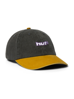 Huf Huf Two Tone 89 Washed 6 Panel Hat (Mens) | Black
