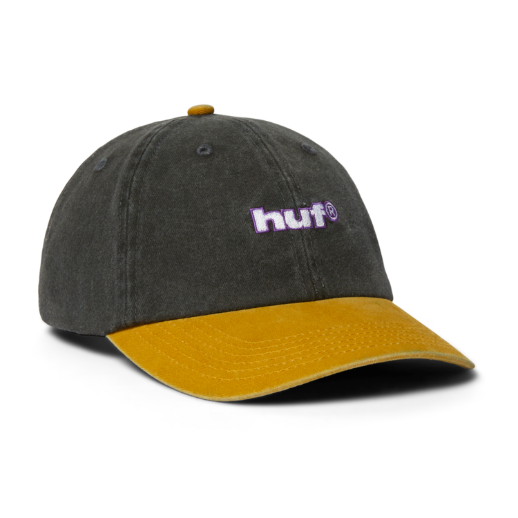 Huf Huf Two Tone 89 Washed 6 Panel Hat (Mens) | Black